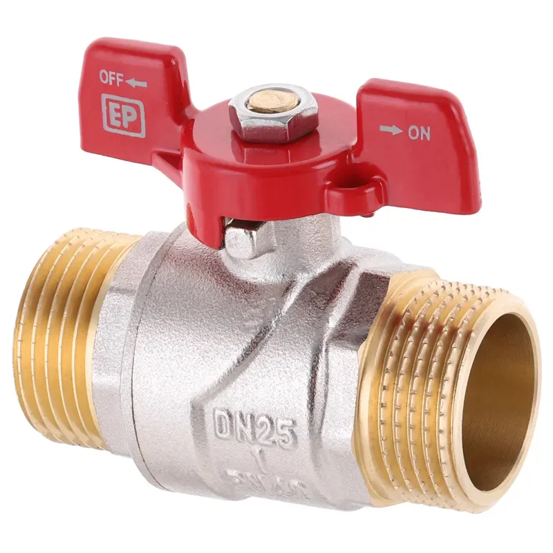 Кран шаровый Europroduct латунь 1" стальной