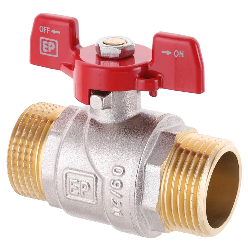 Кран шаровый Europroduct латунь 1" стальной
