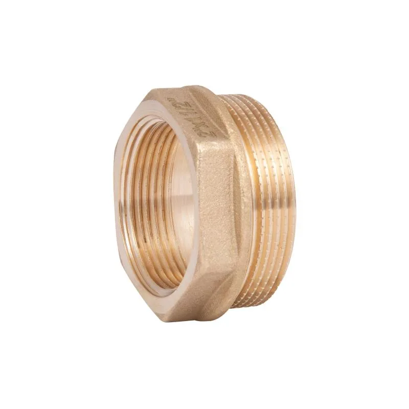 Футорка редукційна 2"x1 1/2" латунна Thermo Alliance Standart для труб різьбове з'єднання