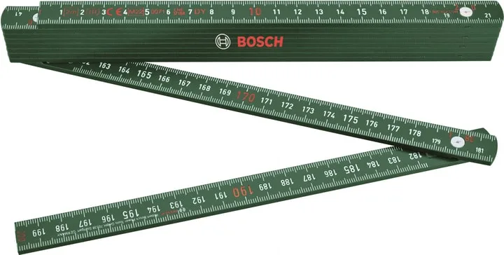 Складна лінійка Bosch пластикова 200 см жовта