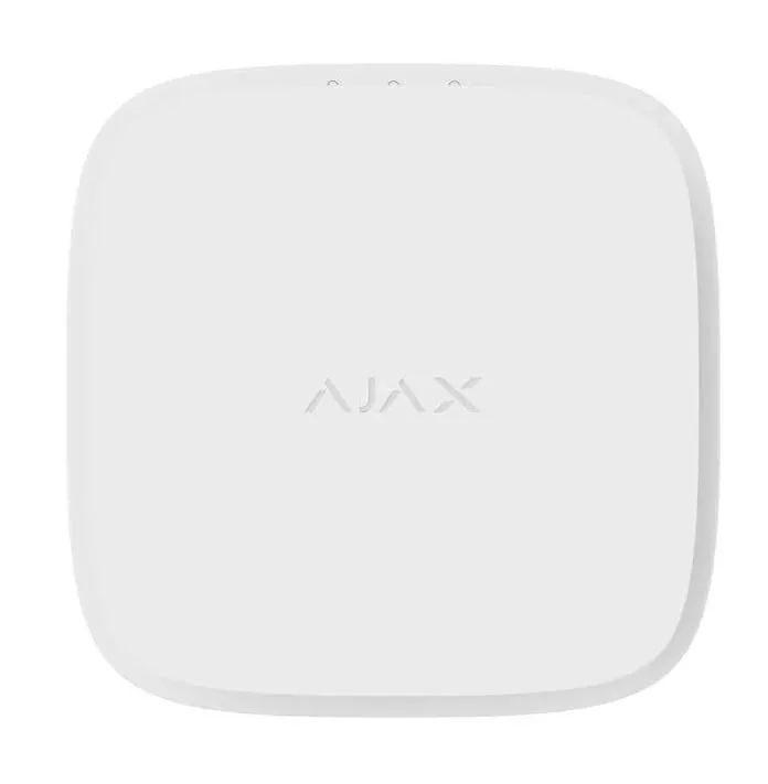 Пожежний датчик аналізу температури Ajax FireProtect 2 RB Heat, змінна батарея, jeweller, бездротовий, білий