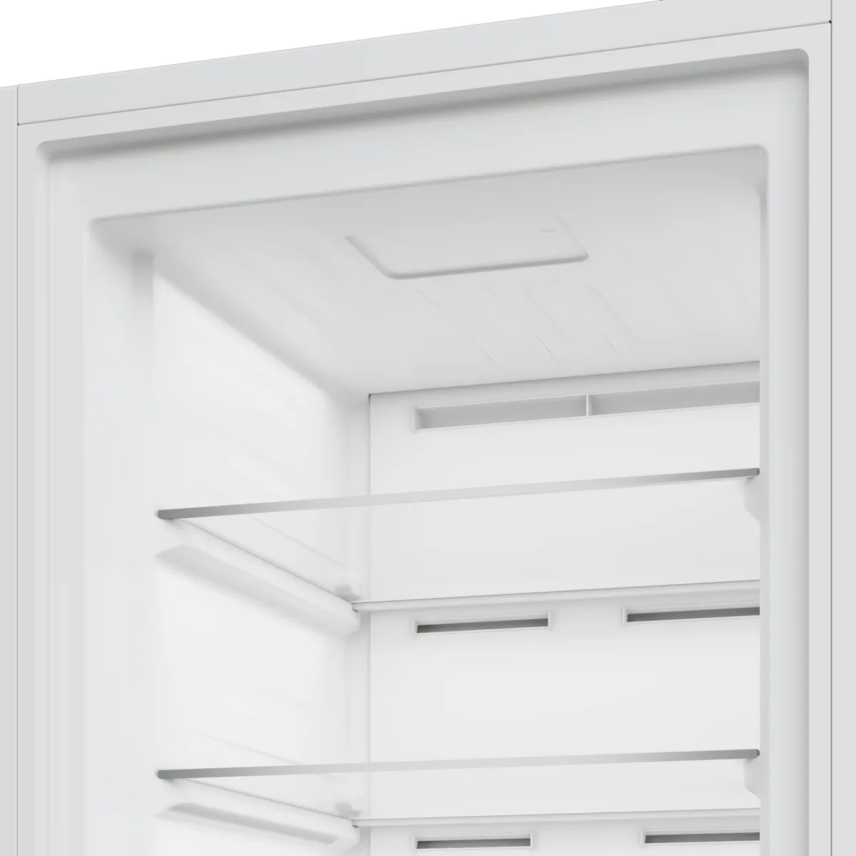 Морозильник Beko, 187x60x71 см, 286 л, однодверный, класс E, No Frost, нержавеющая сталь