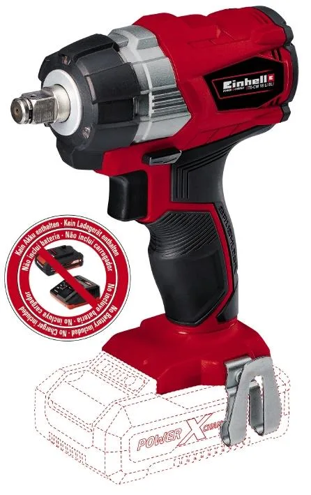 Акумуляторний ударний гайковерт Einhell Professional TP-CW 18LI BL - Solo PXC 18В 215Нм 2900об/хв 1.1кг без батареї