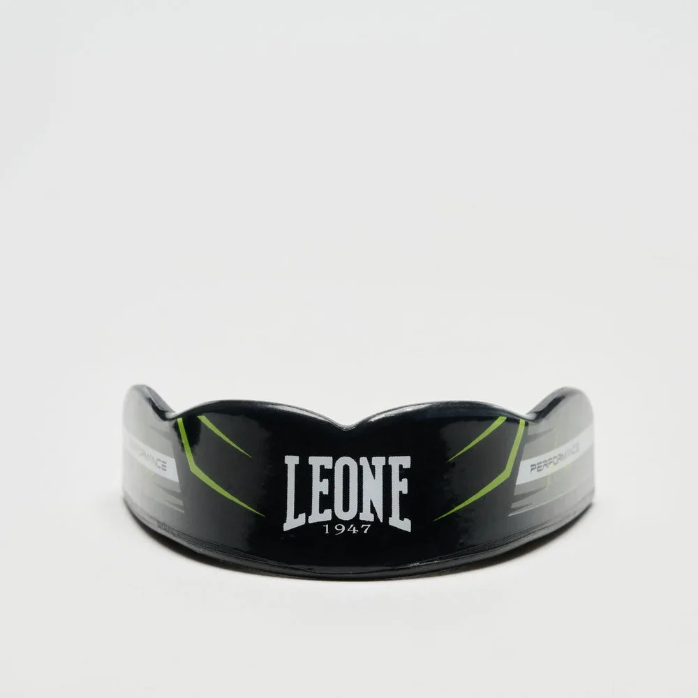 Капа Leone термопластик взрослая черная 11+