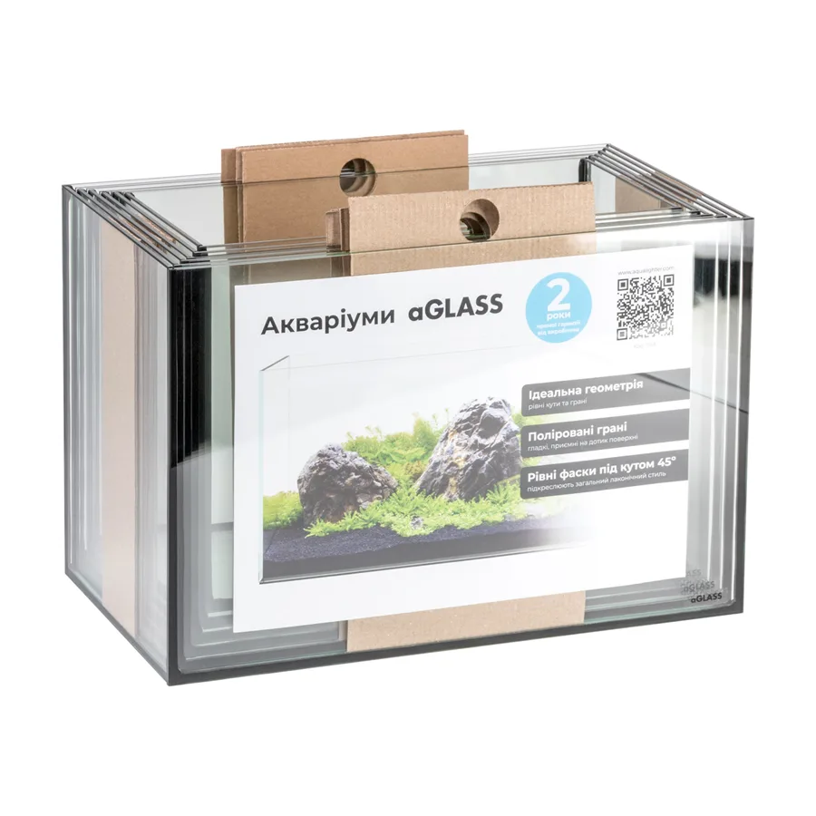 Набір акваріумів 6 шт AquaLighter aGLASS 10-11-13-15-17-19 л Скло