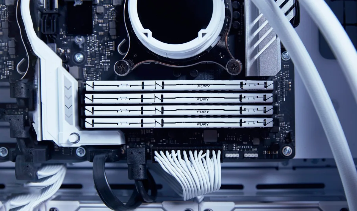Пам'ять ПК Kingston DDR5 32GB 6000 FURY Beast White EXPO