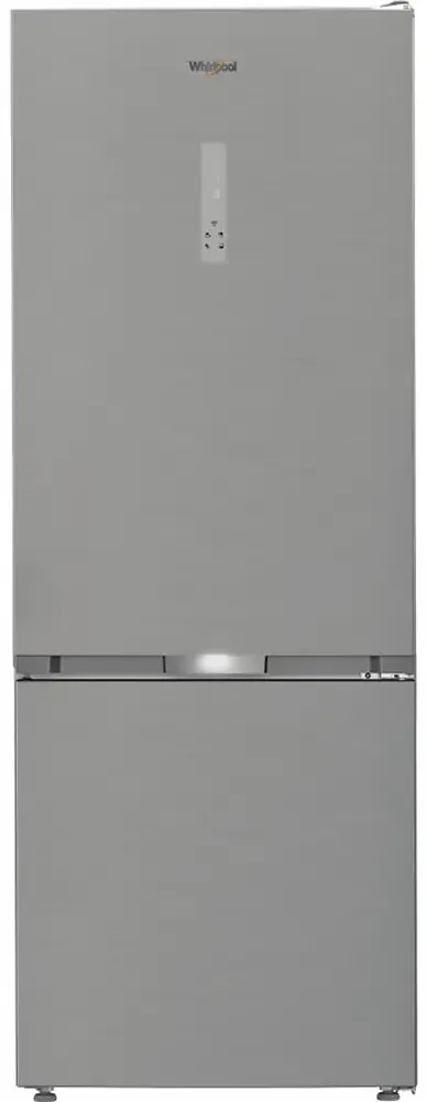 Холодильник Whirlpool двокамерний 70х192х74,5 см нержавіюча сталь