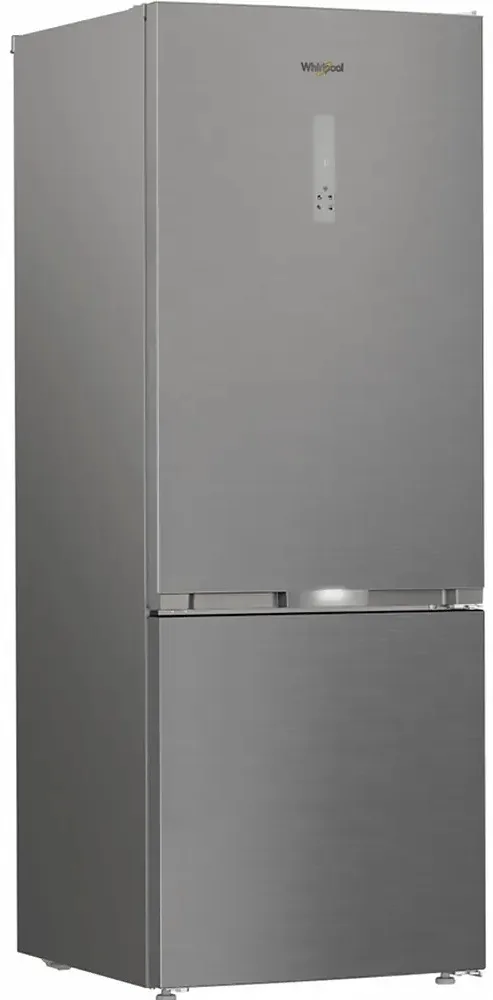 Холодильник Whirlpool двокамерний 70х192х74,5 см нержавіюча сталь