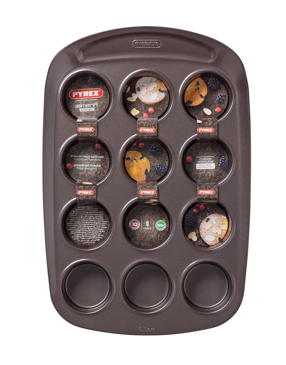 Форма для кексів PYREX вуглецева сталь 3,5х25х39 см прямокутна