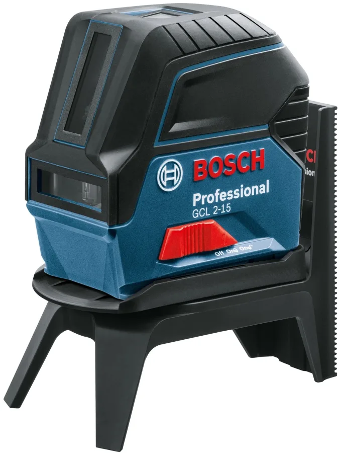 Лазерний нівелір Bosch Professional червоний промінь до 15м для будівництва та ремонту точний рівень