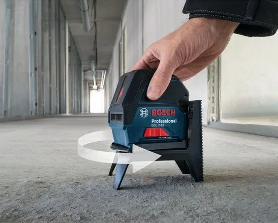 Лазерний нівелір Bosch Professional червоний промінь до 15м для будівництва та ремонту точний рівень
