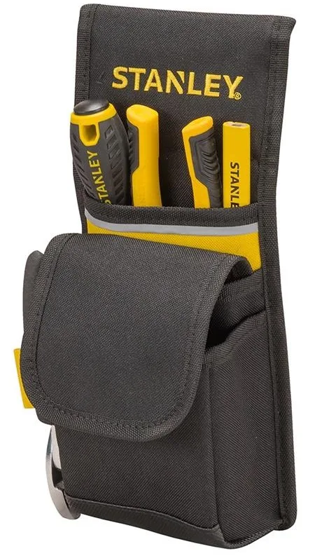 Сумка на пояс для інструментів Stanley Basic 9 Pouch, 4 кишені, розміри 24х16х11 см.