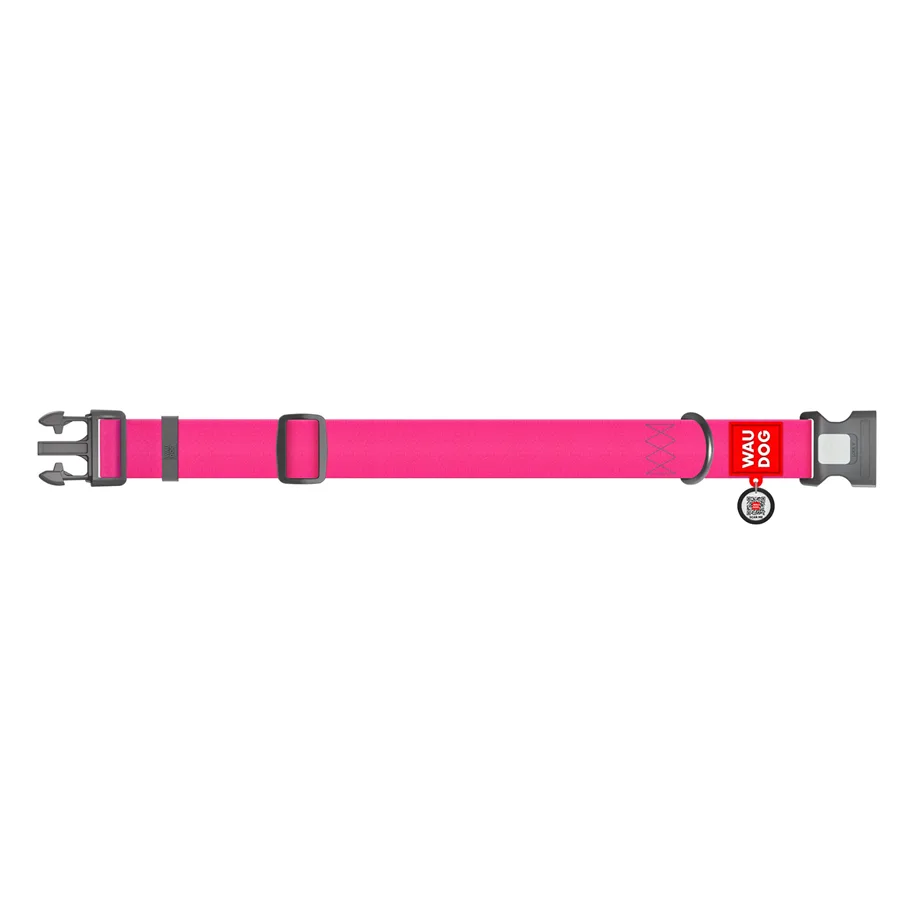 Нашийник WAUDOG Waterproof XXL 46-70 см Collartex рожевий
