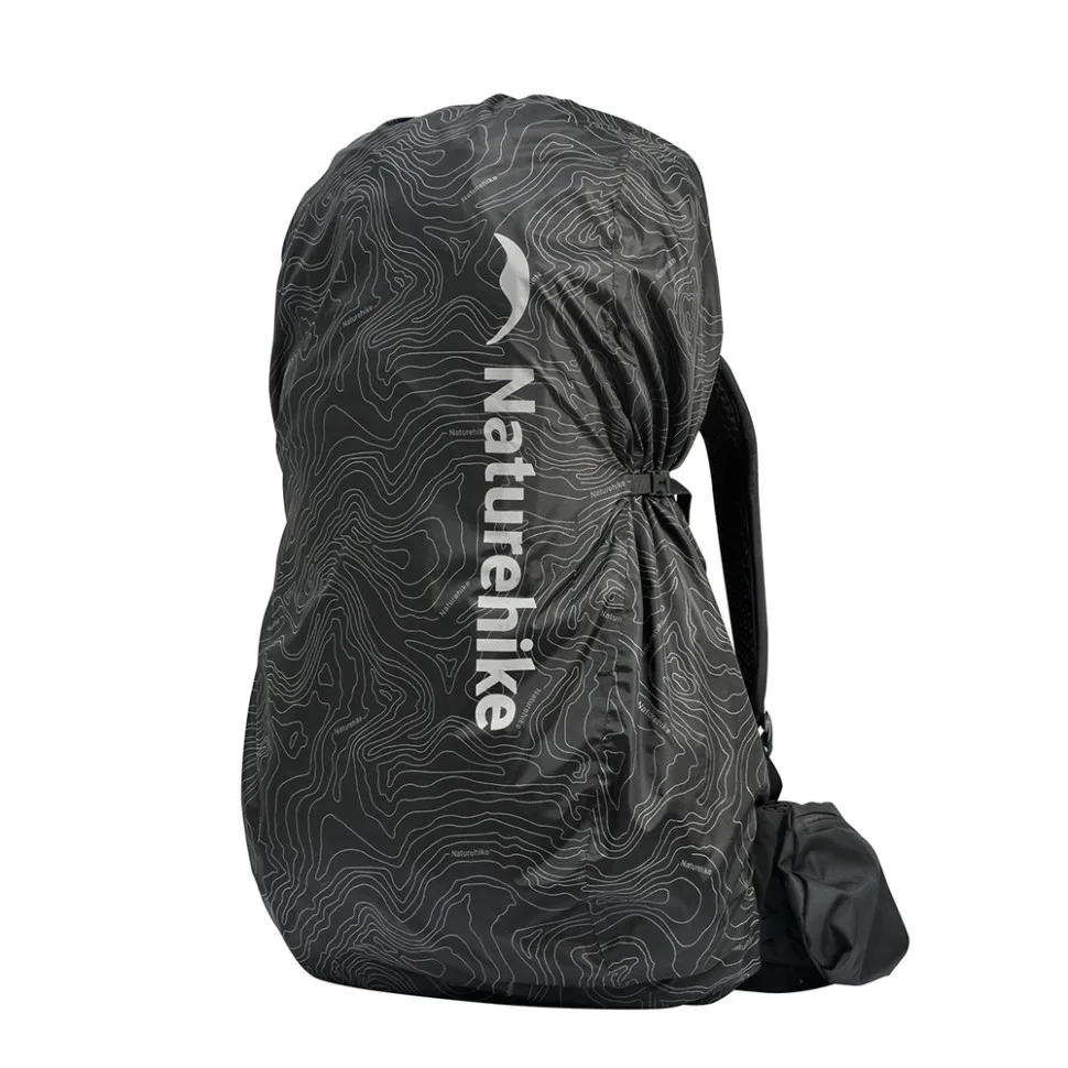 Чохол для рюкзака Naturehike поліестер L чорний 40-60 л