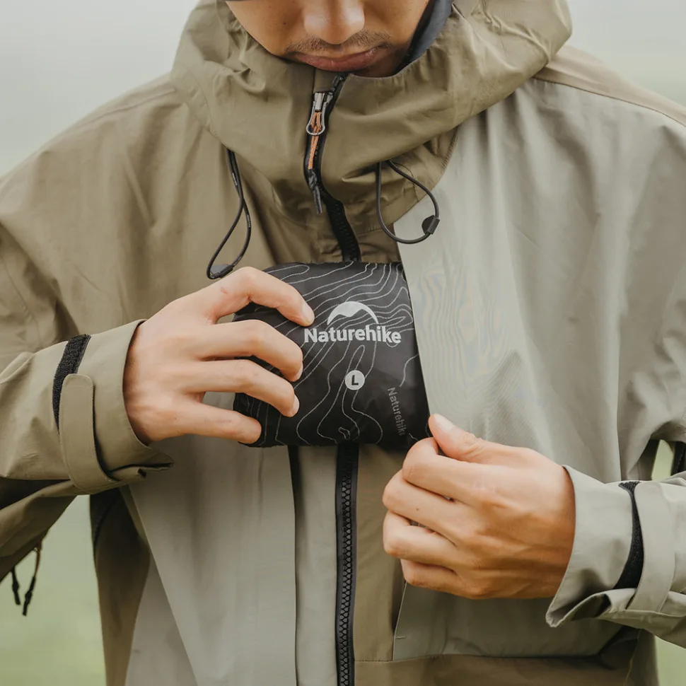 Чохол для рюкзака Naturehike поліестер L чорний 40-60 л