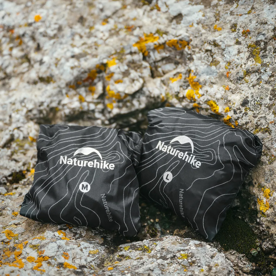 Чохол для рюкзака Naturehike поліестер L чорний 40-60 л