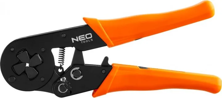 Кліщі обтискні Neo Tools 210мм для втулок 6-16мм2 щипці для обтиску наконечників з антиковзкими рукоятками