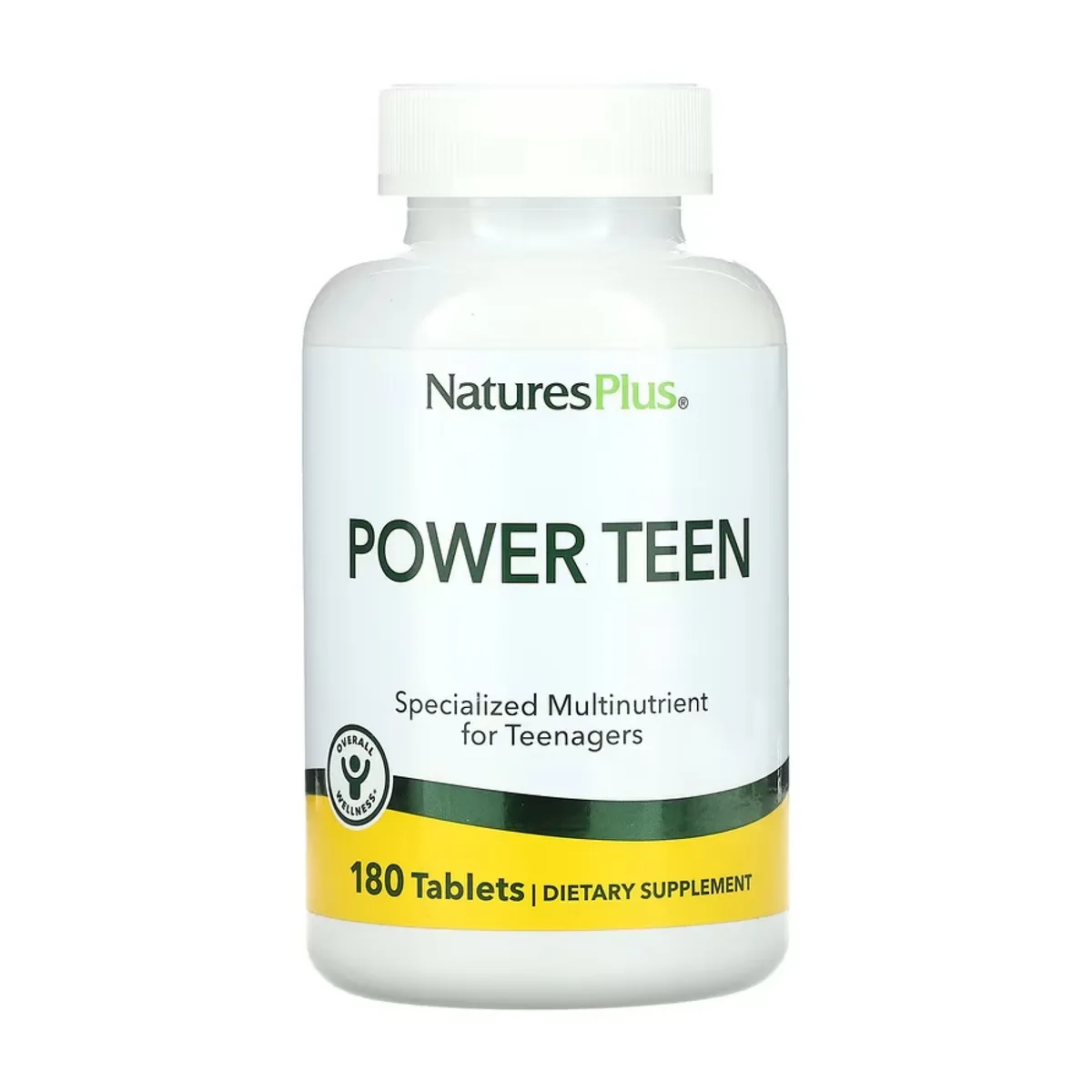 Питательная добавка для подростков Power Teen 180 таблеток Вегетарианская без глютена