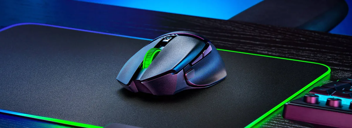 Миша Razer Basilisk V3 X HyperSpeed, RGB, WL/BT, чорний