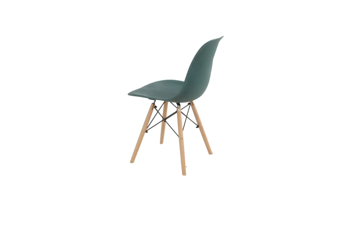 Стілець Інтарсіо бук 46х52 см морський пластик