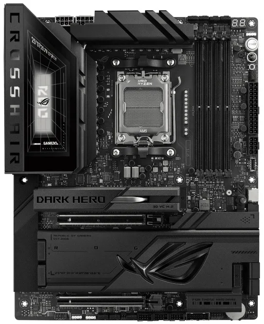 Материнська плата ASUS ROG X870E ATX DDR5 256ГБ Wi-Fi 7 чорна