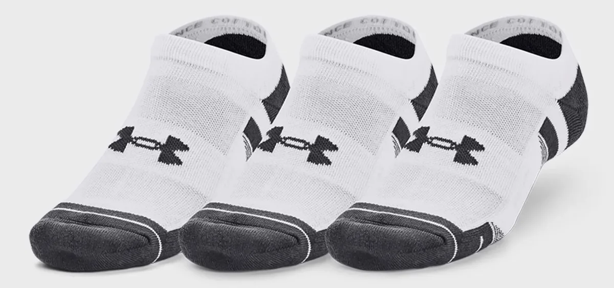 Шкарпетки Under Armour бавовна MD білий унісекс 3pk