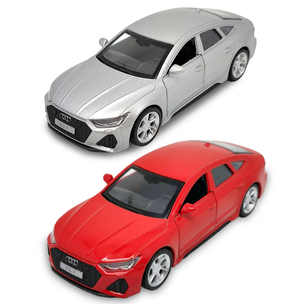 Автомодель TechnoDrive метал 1:43 червоний сріблястий