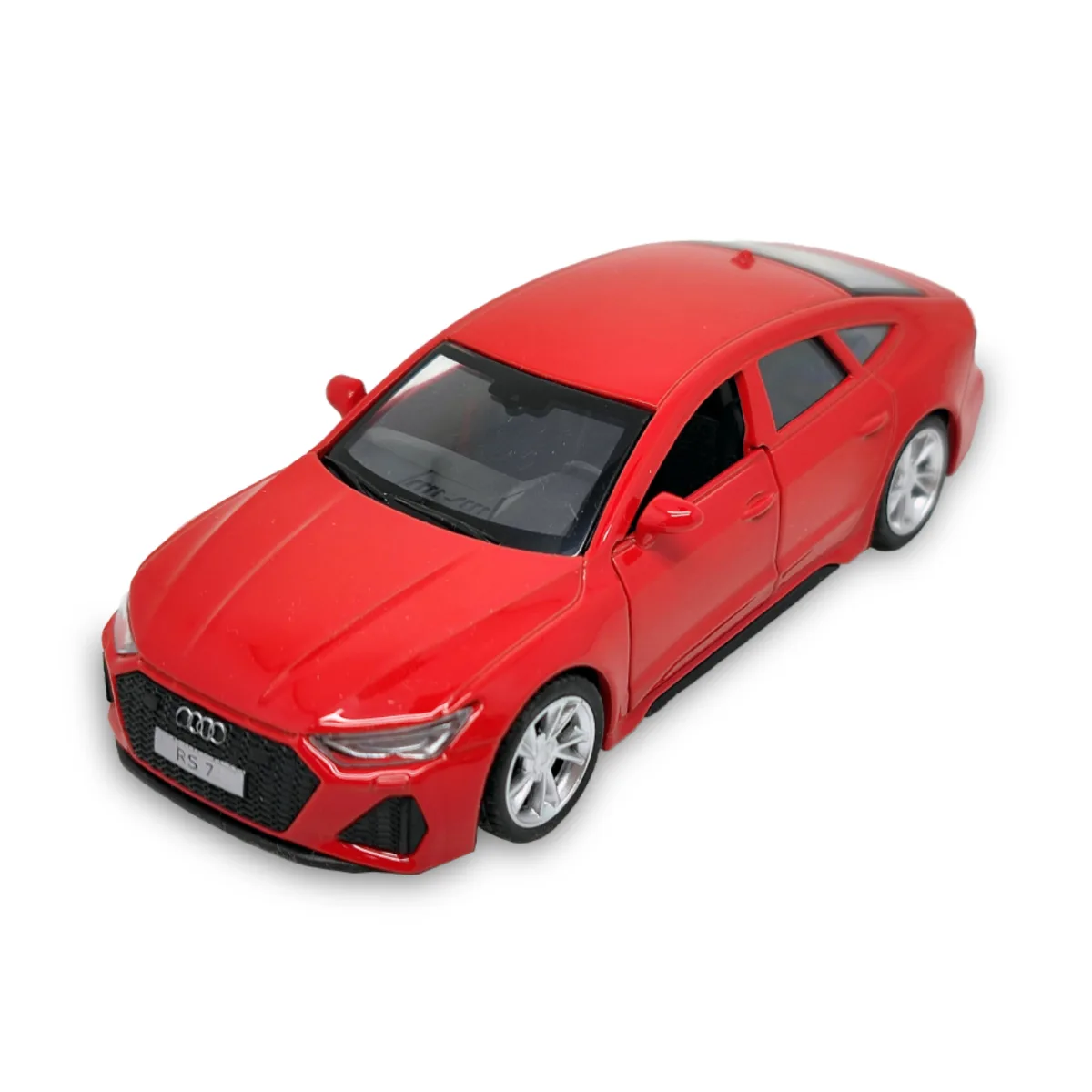 Автомодель TechnoDrive метал 1:43 червоний сріблястий