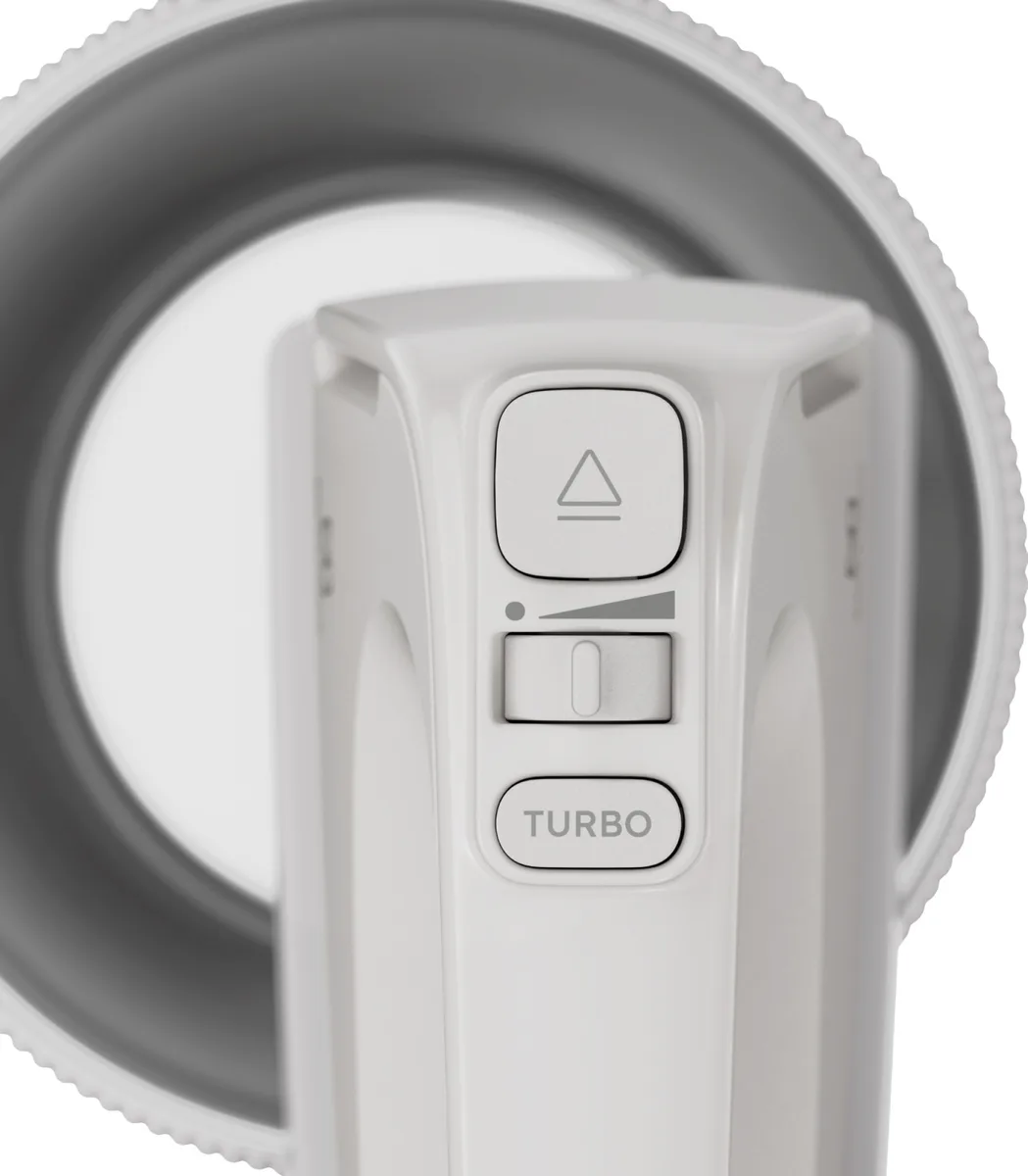 Міксер стаціонарний Electrolux 500 Вт, 4 насадки, металева чаша об'ємом 3.5 л, білий колір.