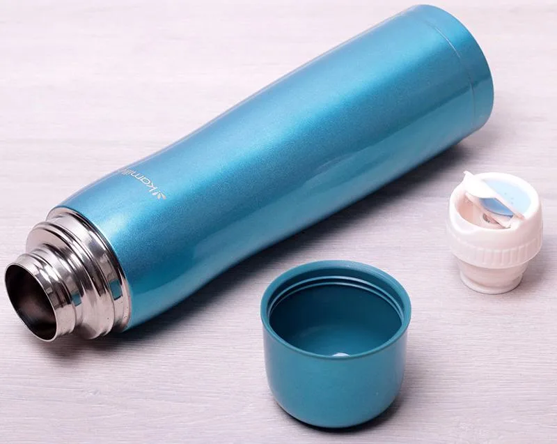 Термос Kamille Tenderness Bottle 1000 мл з нержавіючої сталі з кришкою-склянкою