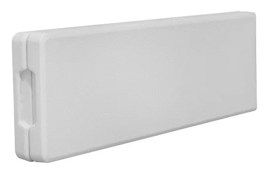 Складний лавка з сталі та HDPE 183х43 см сірого кольору