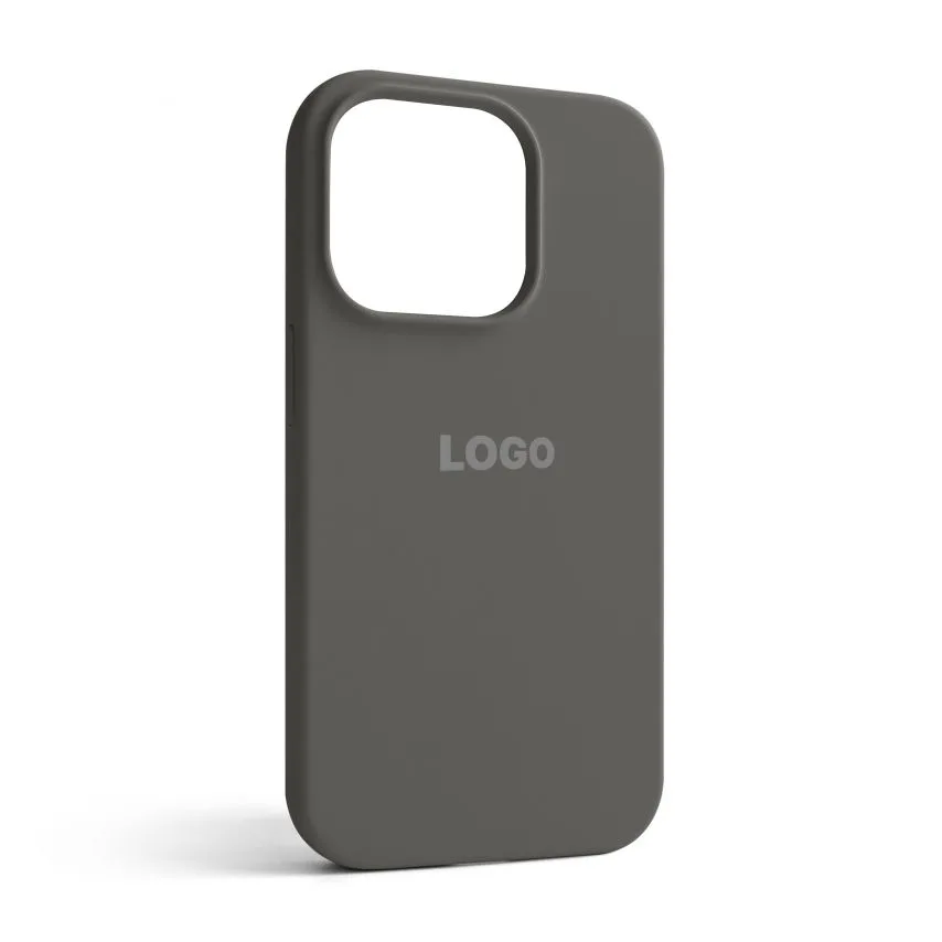 Чохол Silicone Case для Apple iPhone 15 Pro силіконовий сірий