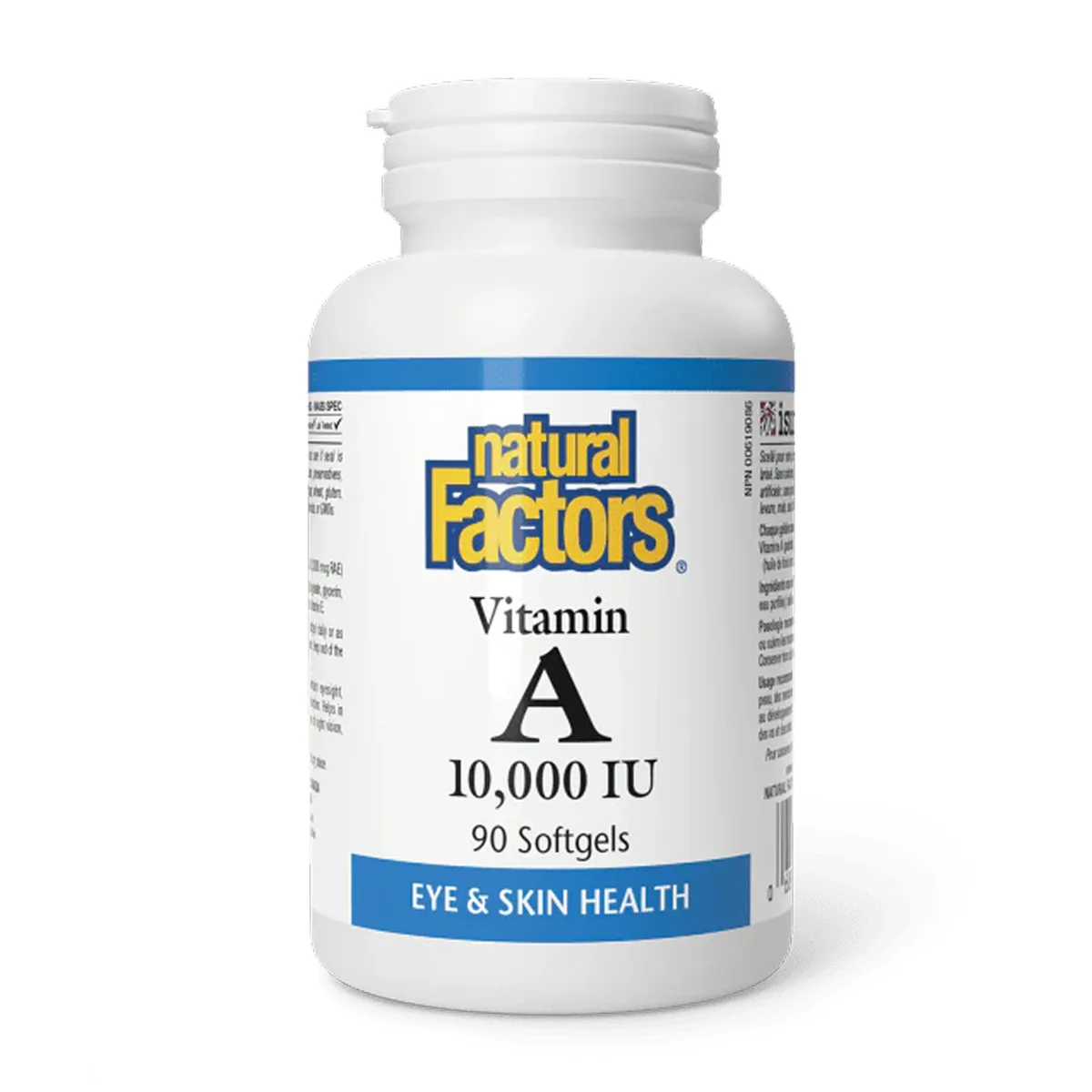 Вітамін A 10000 IU Natural Factors м'які капсули 90 штук
