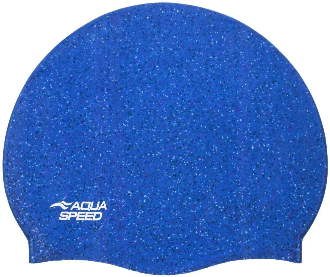 Шапка для плавания Aqua Speed силикон OSFM синяя