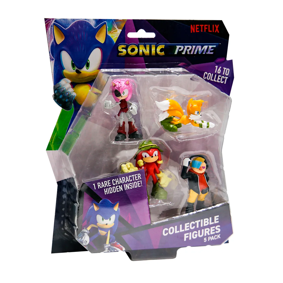 Набір ігрових фігурок Sonic Prime полімерні 6,5 см 5 шт