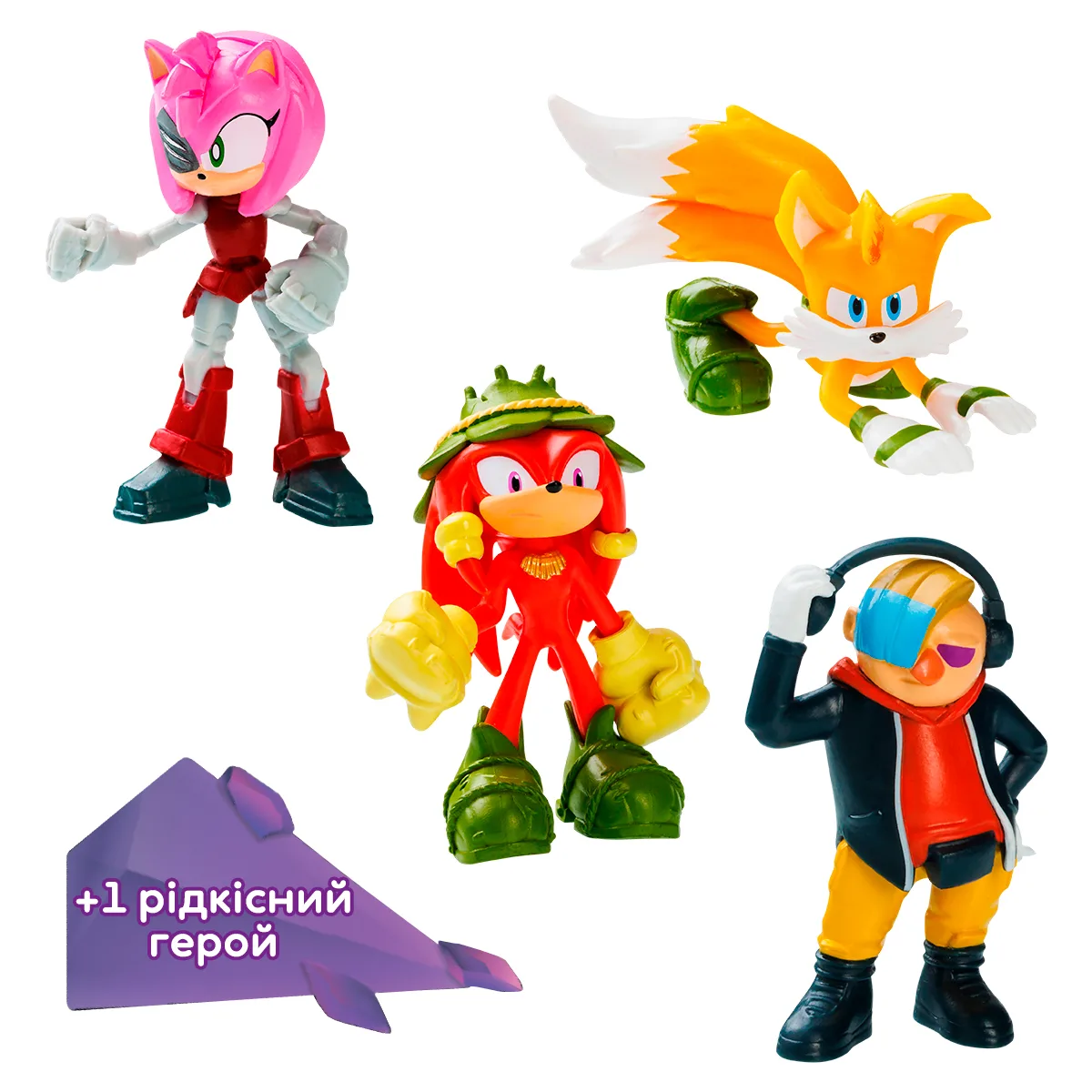 Набір ігрових фігурок Sonic Prime полімерні 6,5 см 5 шт