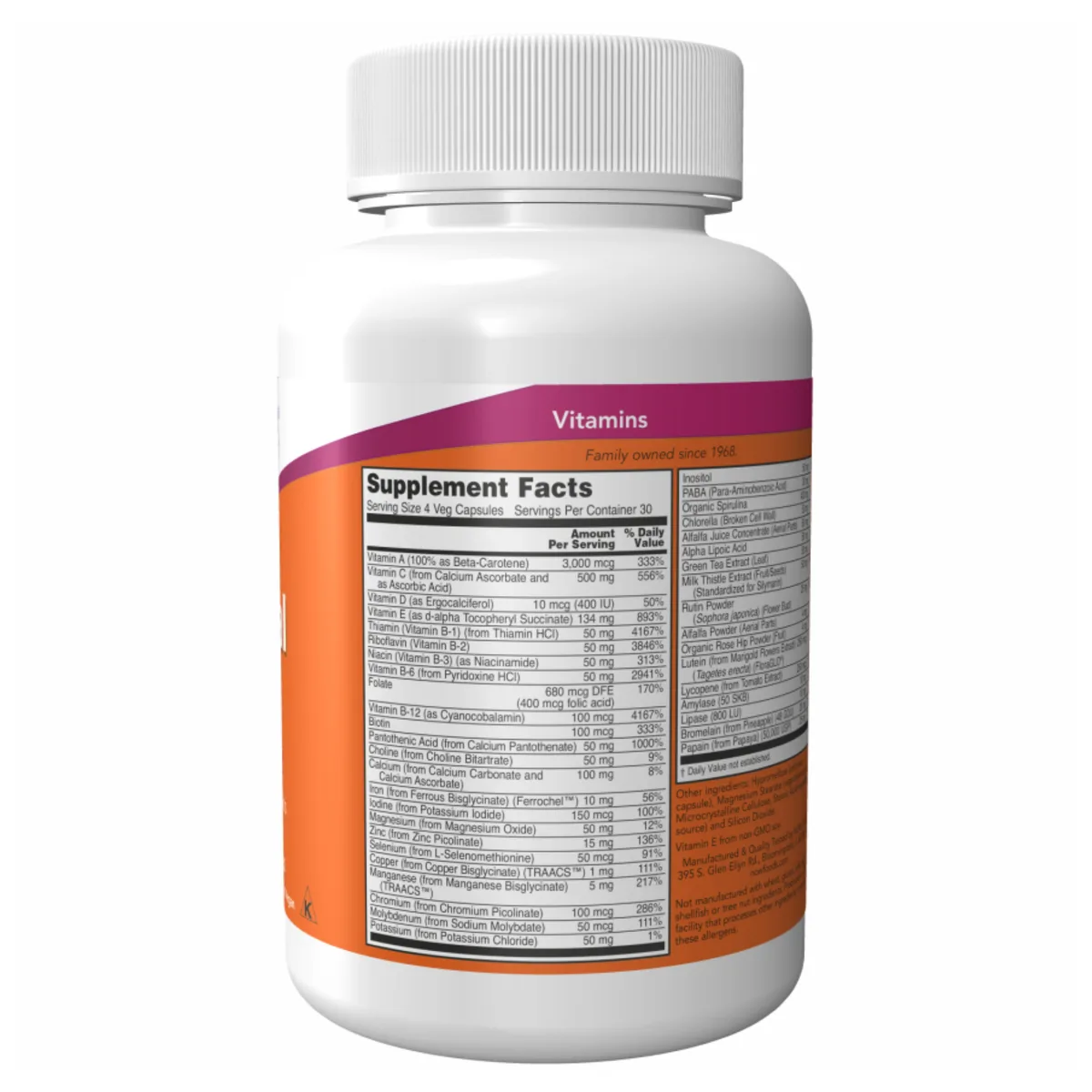 NOW Foods Special Two Вітаміни 240 капсул Хелатовані мінерали
