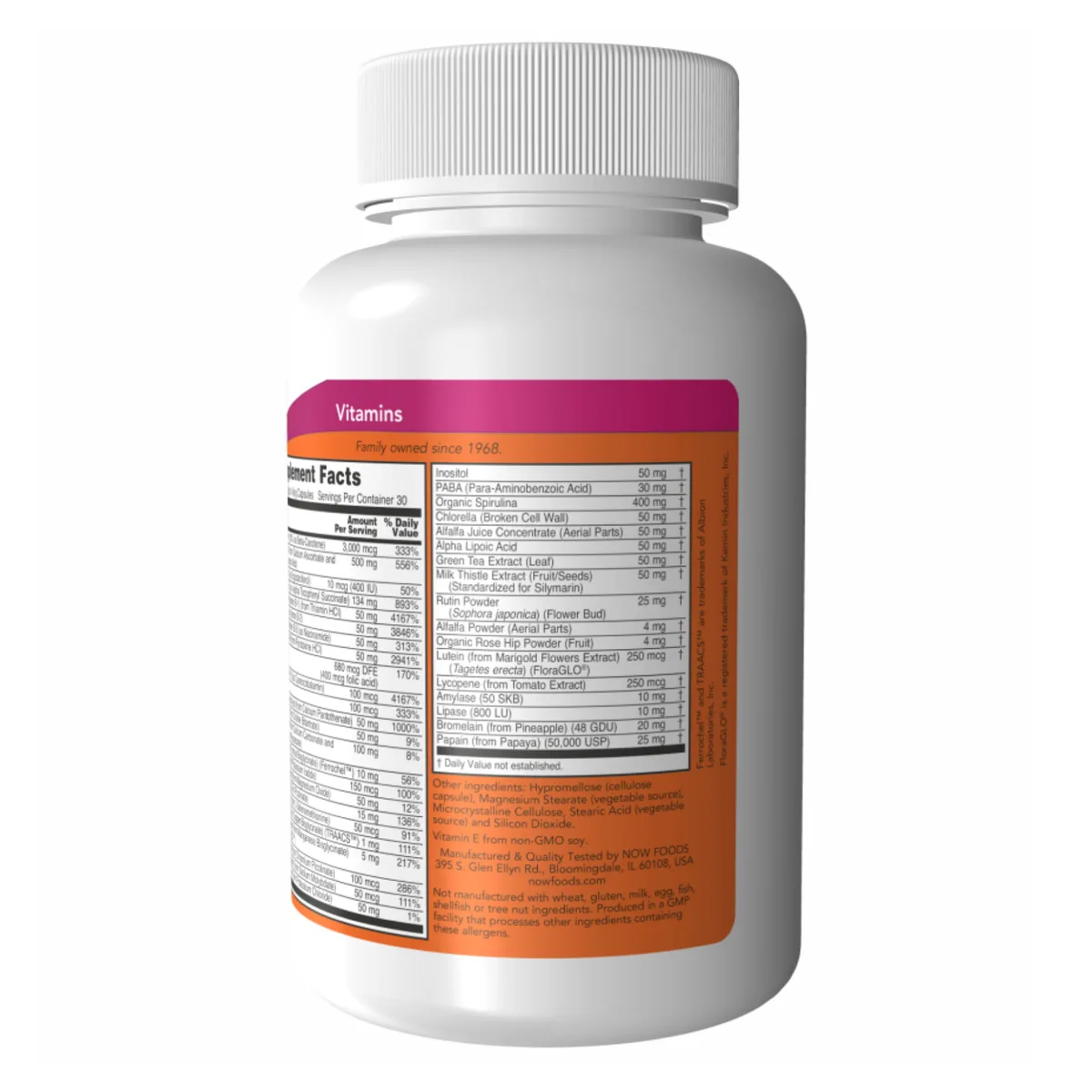 NOW Foods Special Two Вітаміни 240 капсул Хелатовані мінерали
