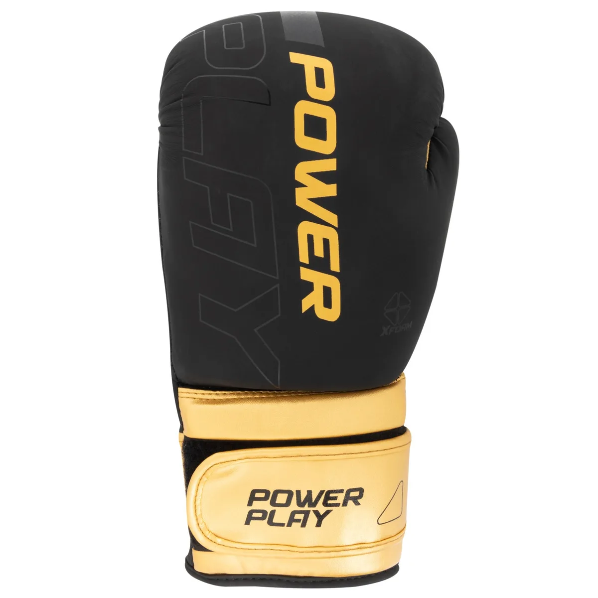 Боксерські рукавиці Active Point PU 12 унцій Чорні Золоті
