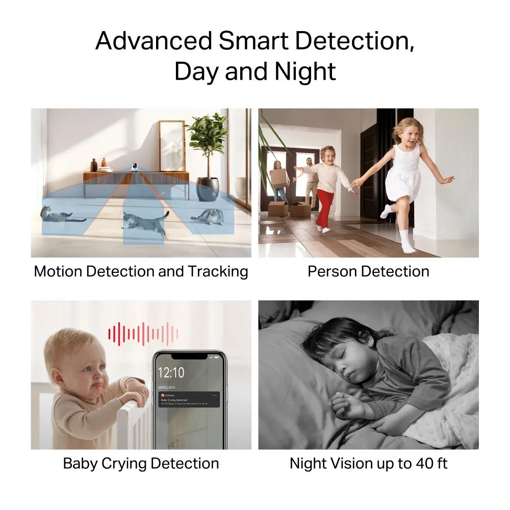 IP-Камера MERCUSYS MC200 FHD N300 microSD motion detection