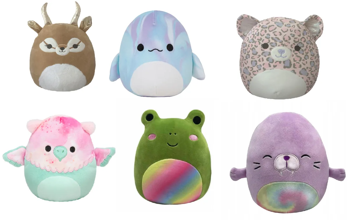 М'яка іграшка Squishmallows Jazwares поліестер 20 см різнокольорова