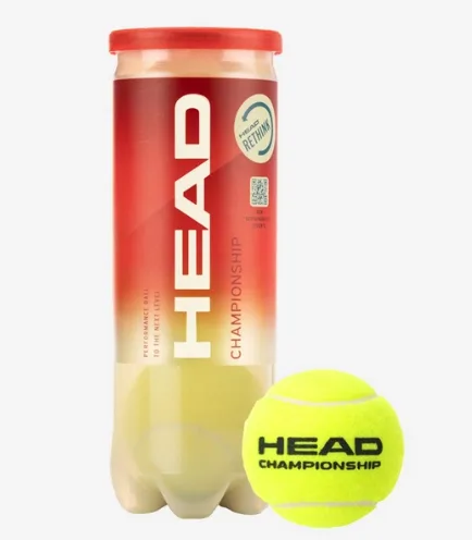 М'ячі для тенісу Head Гума 3 balls Жовті
