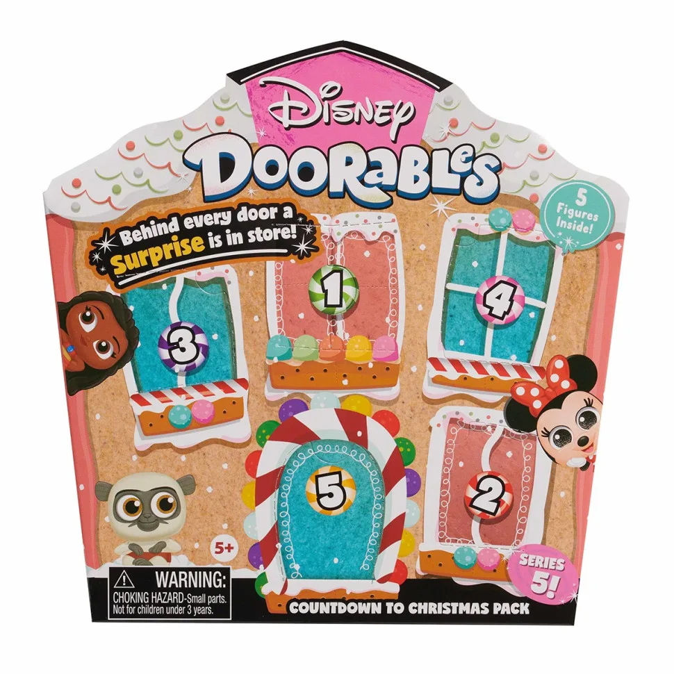 Игровой набор Disney Doorables 5 фигурок 3 см Пластик Многоцветный