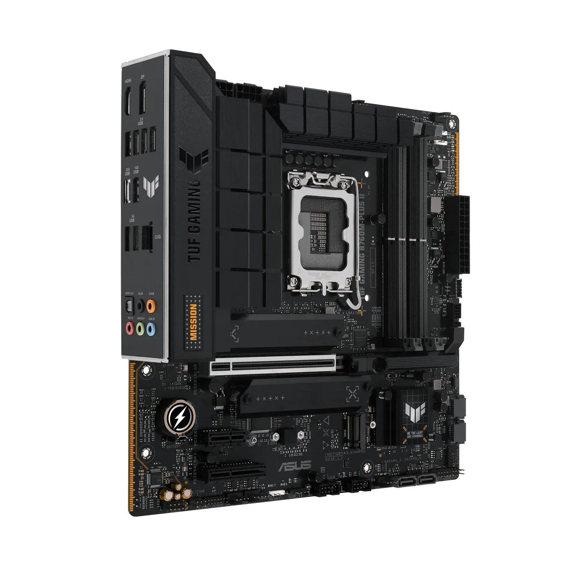 Материнская плата ASUS TUF GAMING B760M-PLUS II s1700 B760 4xDDR5 M.2 HDMI DP mATX