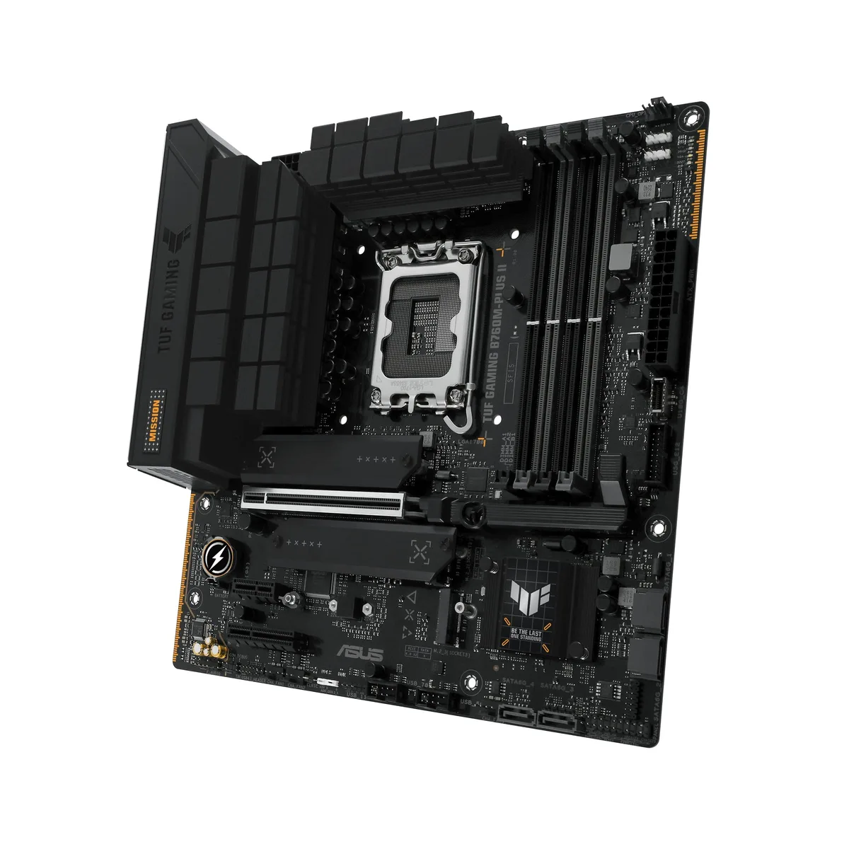 Материнская плата ASUS TUF GAMING B760M-PLUS II s1700 B760 4xDDR5 M.2 HDMI DP mATX