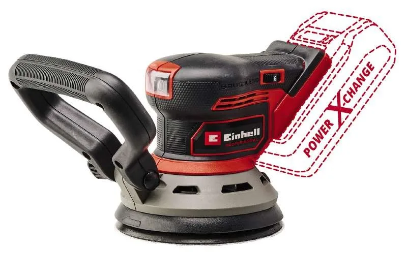 Акумуляторна ексцентрикова шліфмашина Einhell Professional TP-RS 18/32 Li BL - Solo PXC 18В, діаметр 125мм, вага 1.12кг, без батар