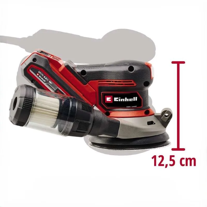 Акумуляторна ексцентрикова шліфмашина Einhell Professional TP-RS 18/32 Li BL - Solo PXC 18В, діаметр 125мм, вага 1.12кг, без батар