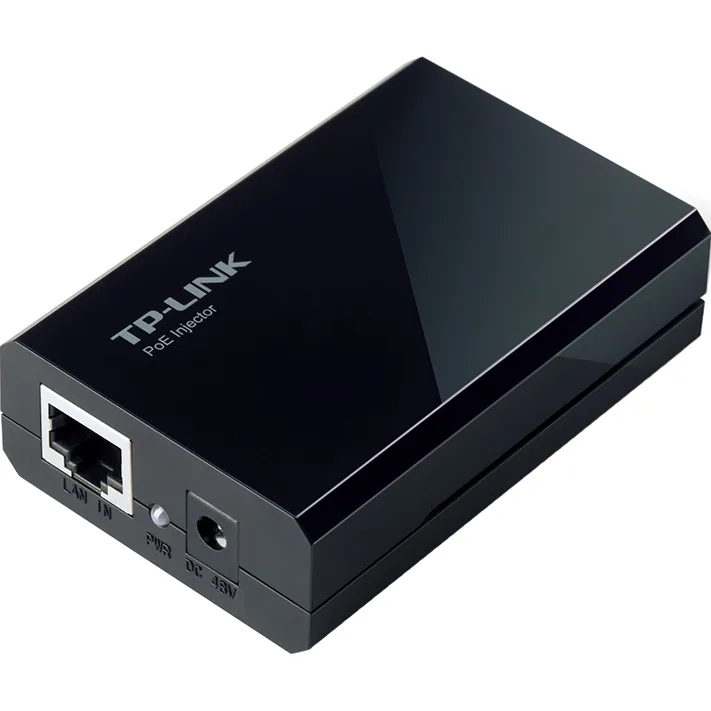 Инжектор PoE TP-LINK POE150S 1xGE, 1xGE PoE, 15.4Вт