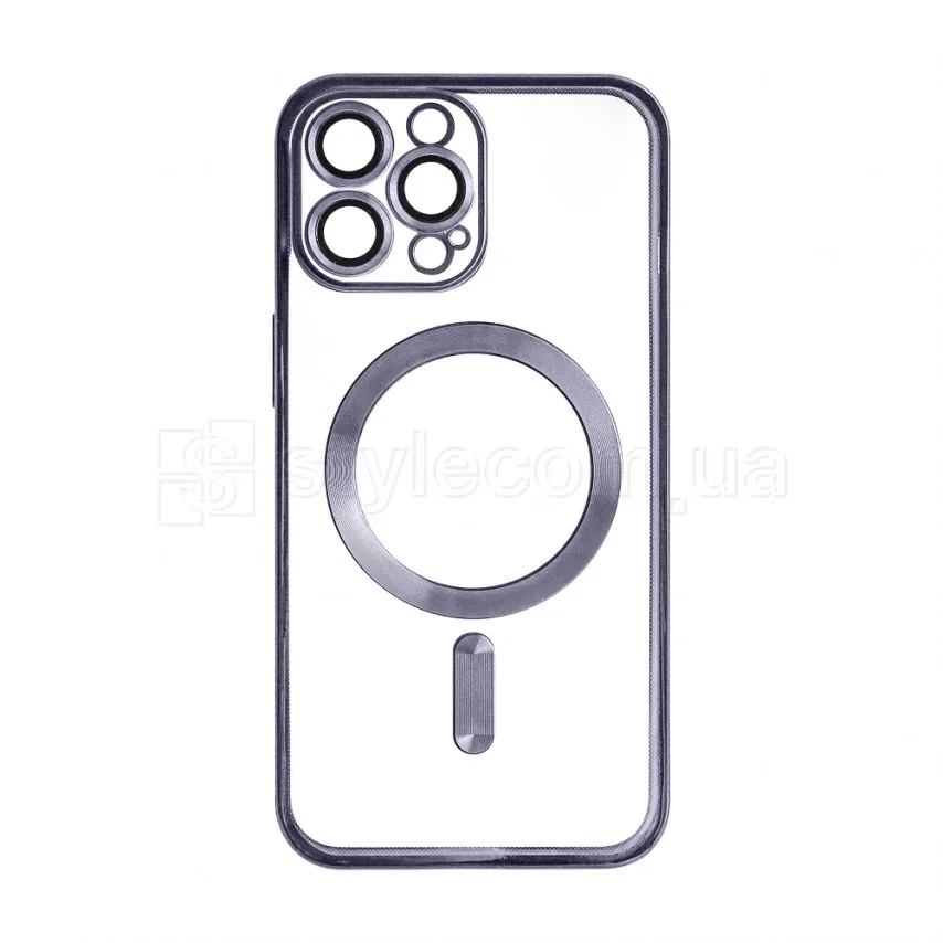 Чохол MagSafe для iPhone 13 Pro Max силікон фіолетовий
