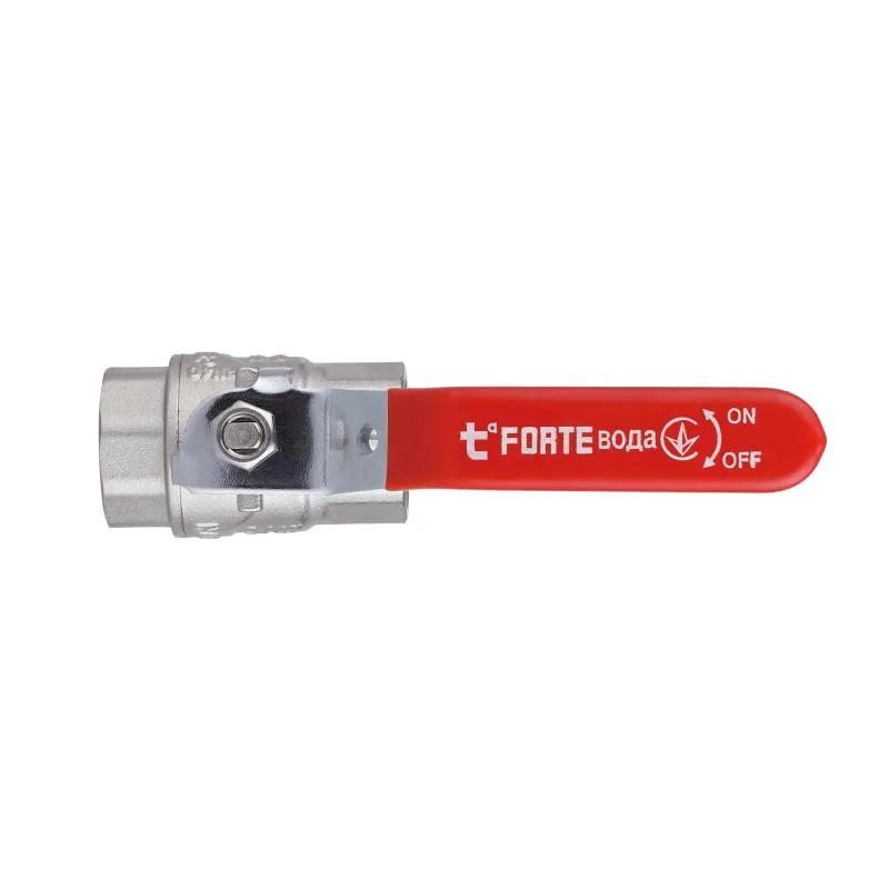 Кран шаровой 3/4" ВР латунный Thermo Alliance Forte для воды рычажный